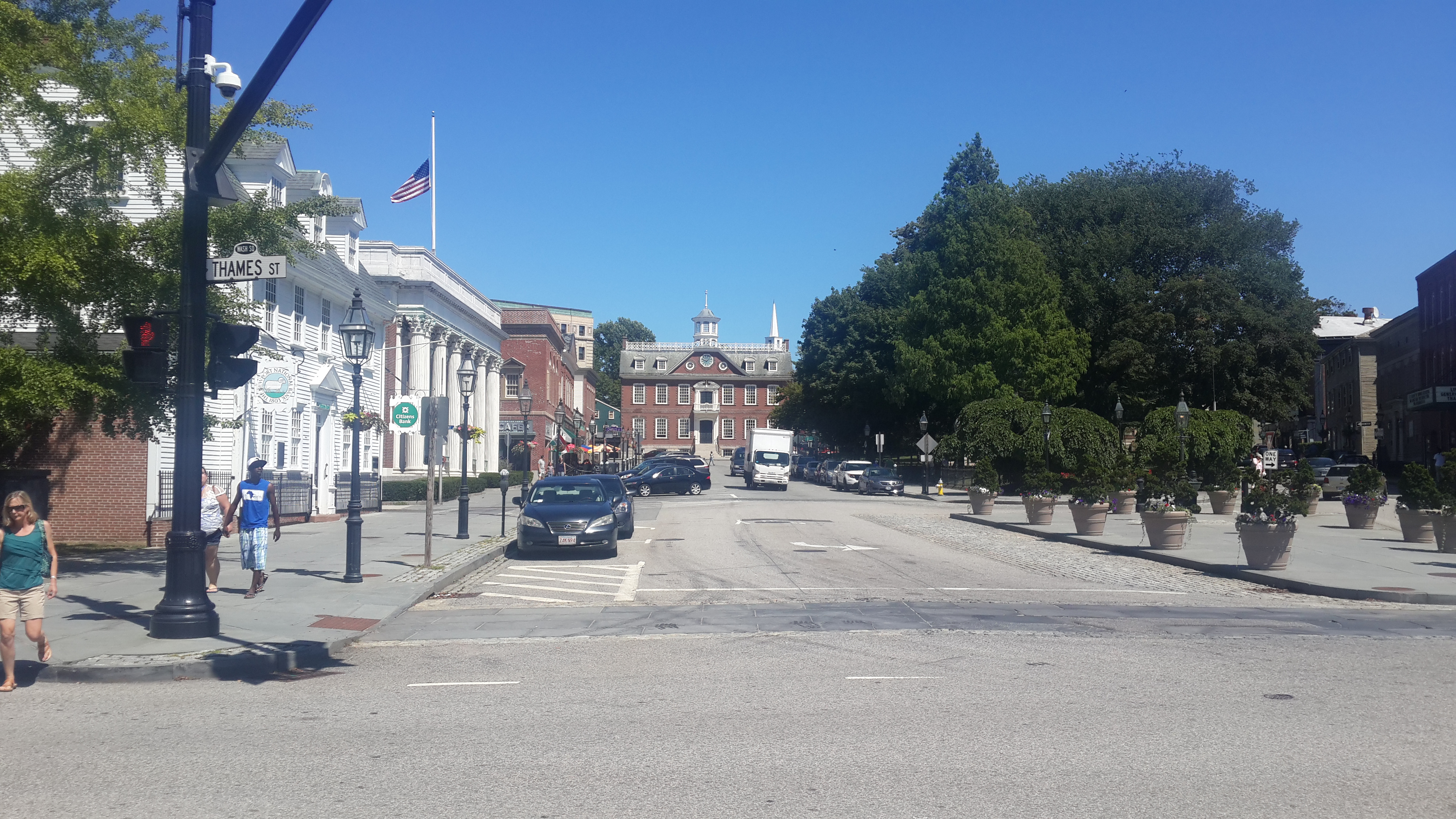 Callejeando por el centro de Newport